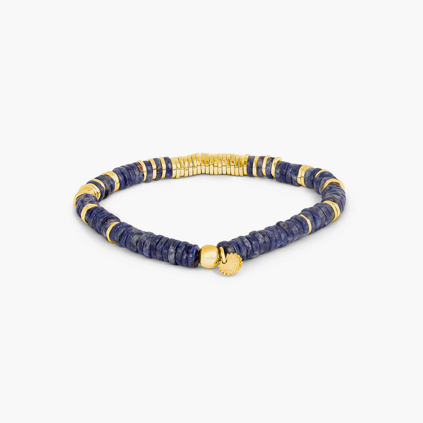 Constellation Bracelet In Yellow Gold & Sodalite