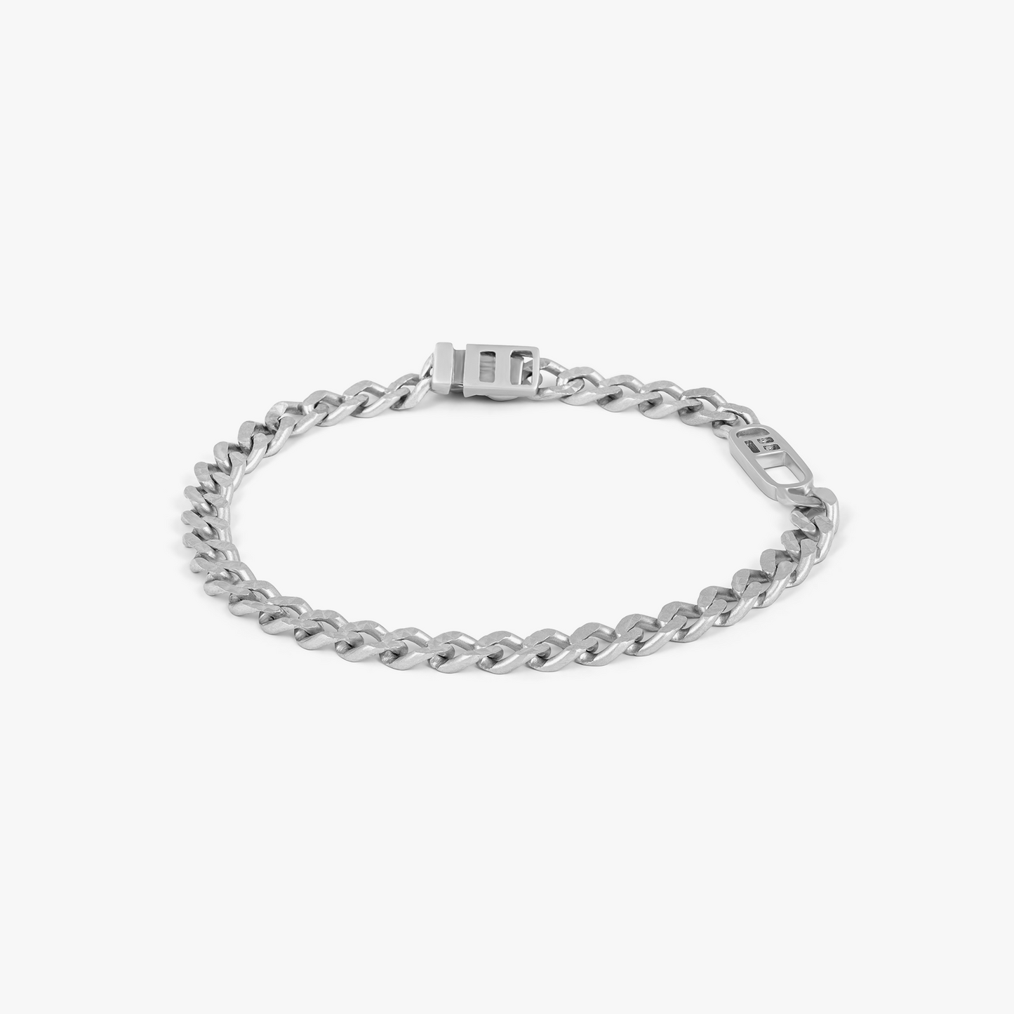 Catena Curve Signifier Bracelet In Silver