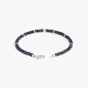 Nodo Beaded Bracelet With Blue Sapphire