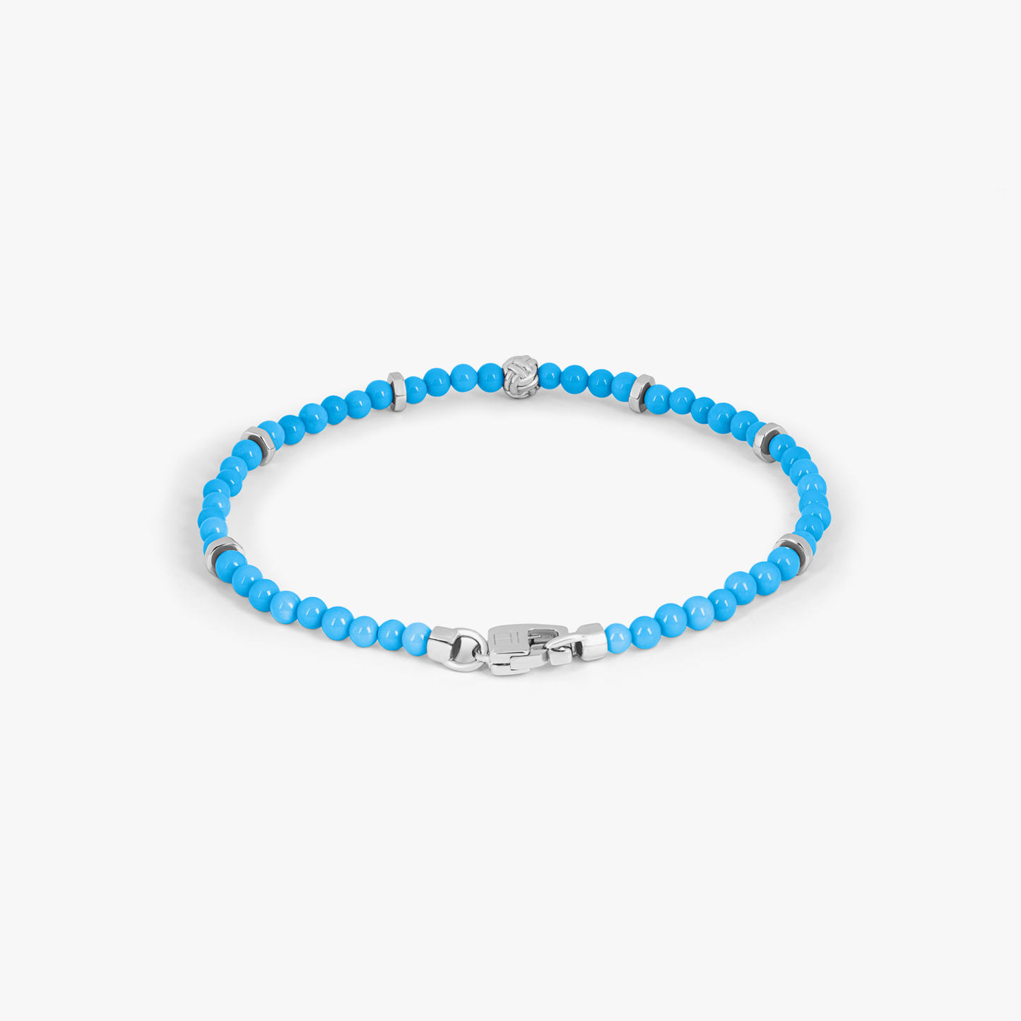 Nodo Beaded Bracelet With Sleeping Beauty Turquoise