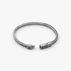 Oxidised sterling silver Coda Di Volpe bracelet
