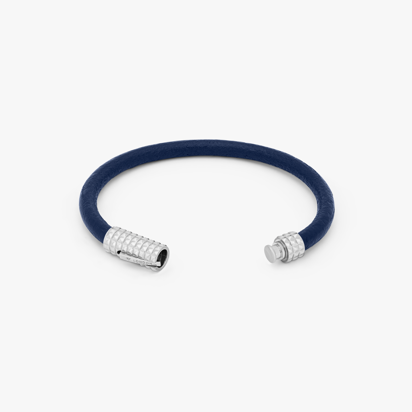 Blue leather Diamond Giza bracelet