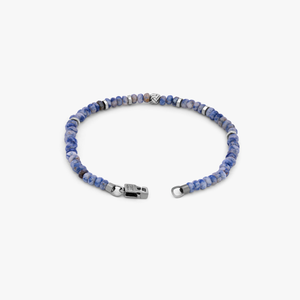 Nodo Beaded Bracelet In Blue Sodalite