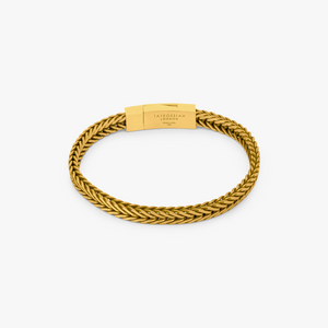 Coda Di Volpe Chain Bracelet In Yellow Gold Plated