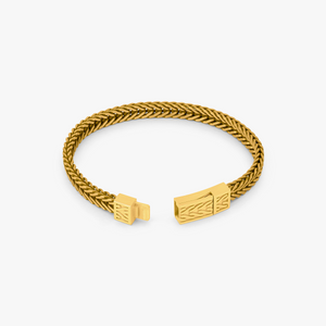 Coda Di Volpe Chain Bracelet In Yellow Gold Plated