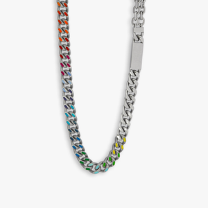 Stainless steel Catena Multi necklace