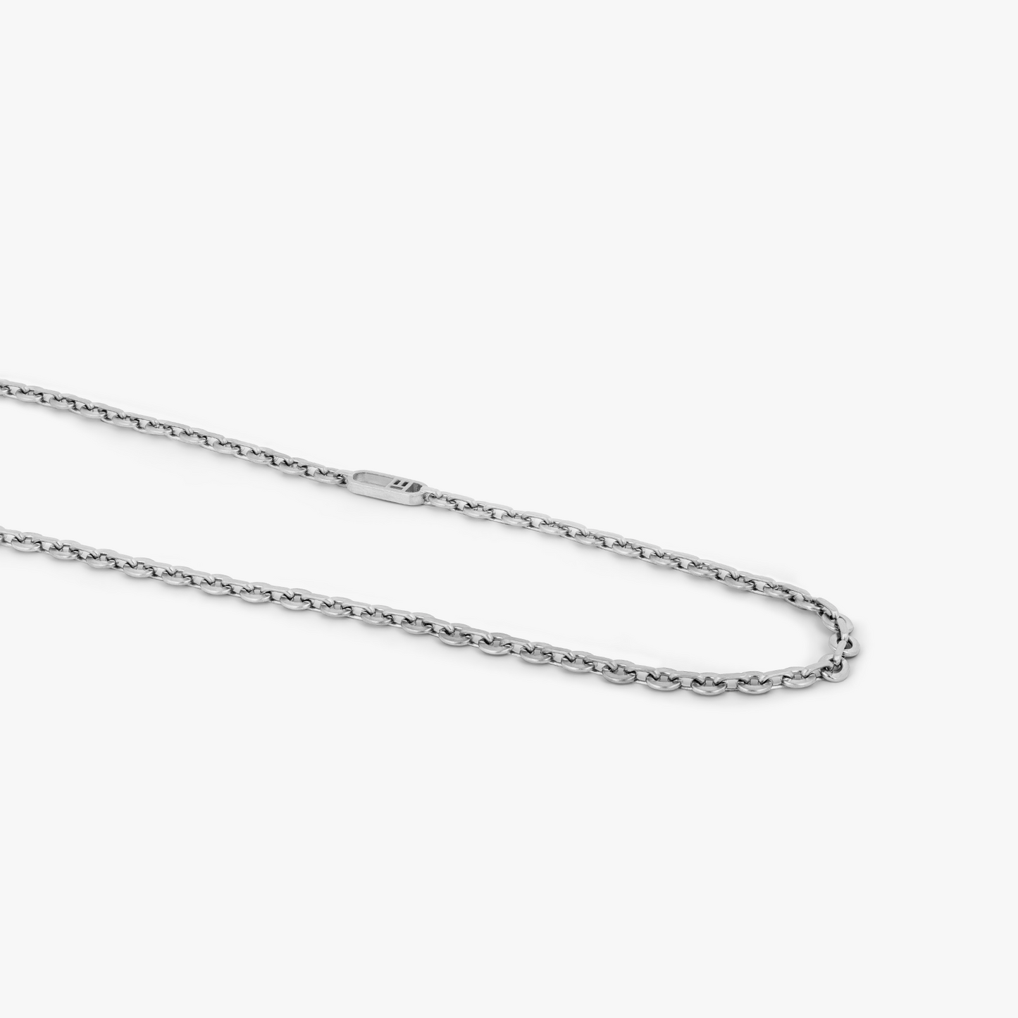 Rogato Signifier Necklace In Oxidised Silver