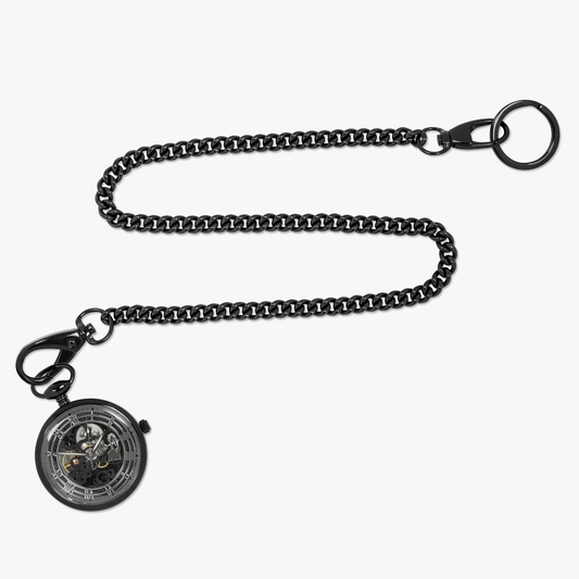 Pocket watch with black IP plating (UK) 1