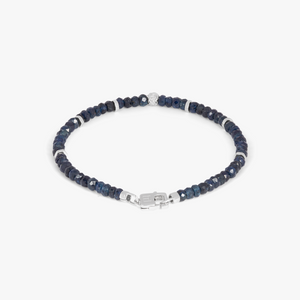 Nodo Beaded Bracelet With Blue Sapphire