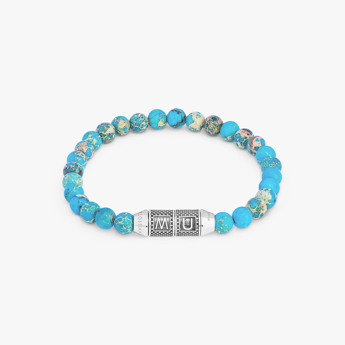 Lucky Me Beaded Bracelet With Blue Jasper