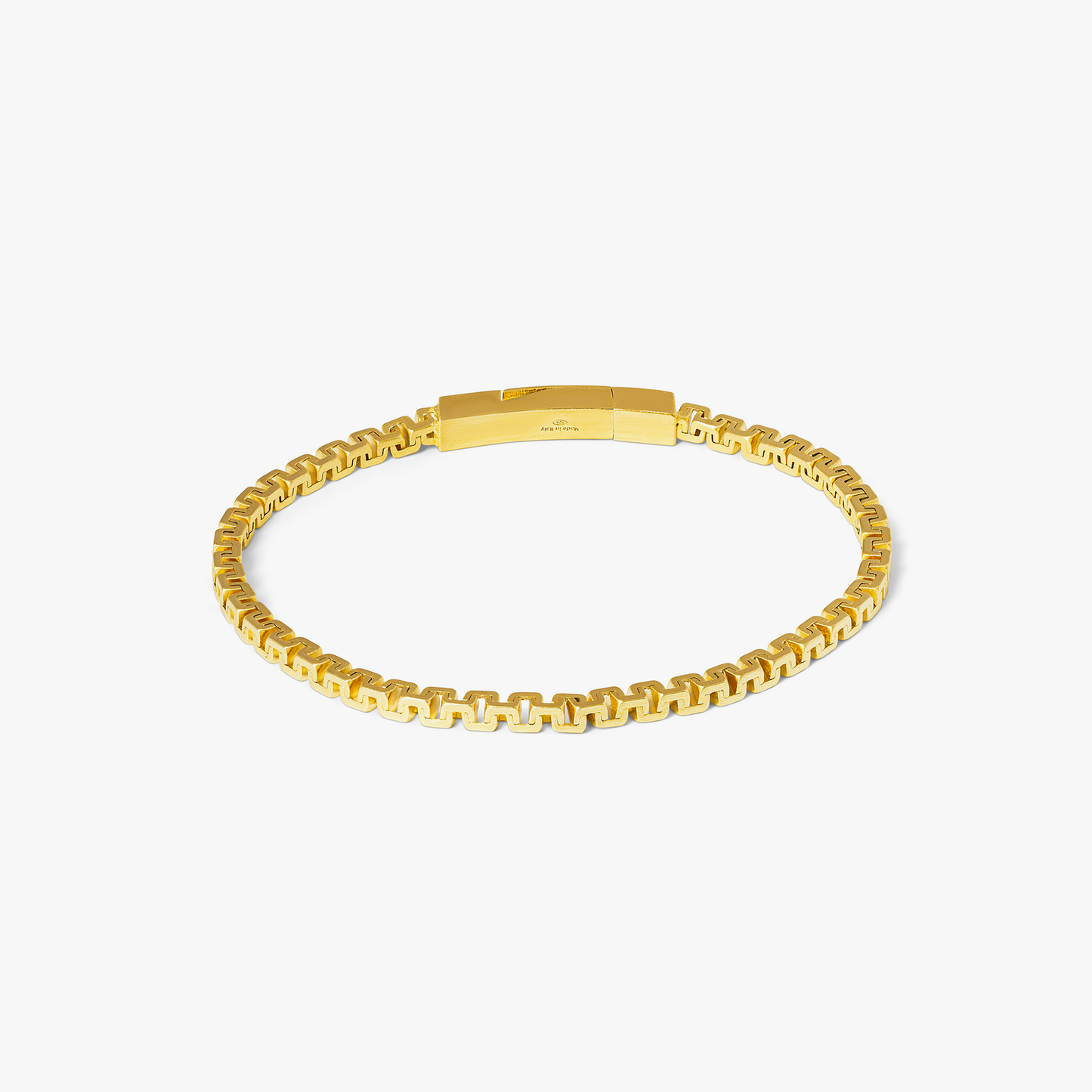 Hellenica BraceletÂ  In Yellow Gold Plated Silver