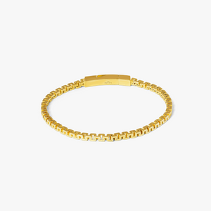 Hellenica Bracelet  In Yellow Gold Plated Silver
