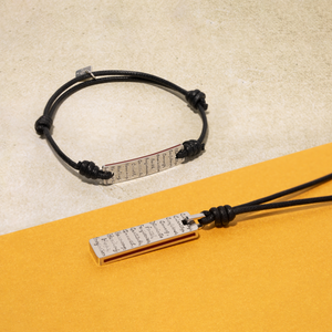 THOMPSON Manifestation Cord Necklace With Stainless Steel