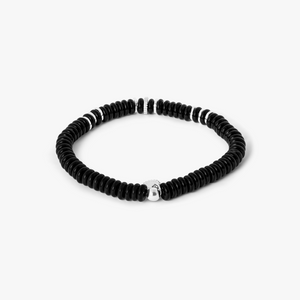 Positano Beaded Bracelet With Black Agate