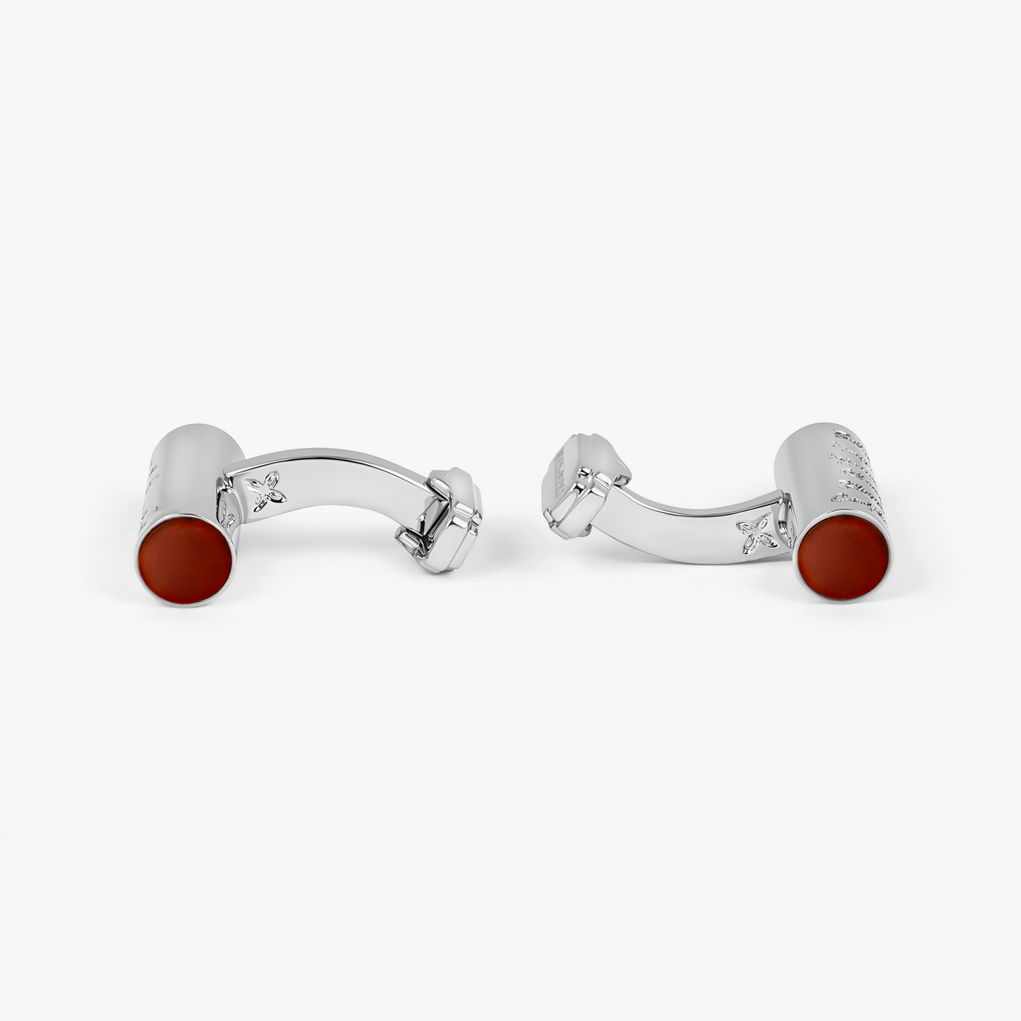 THOMPSON Manifestation Cylinder Cufflinks In Stainless Steel