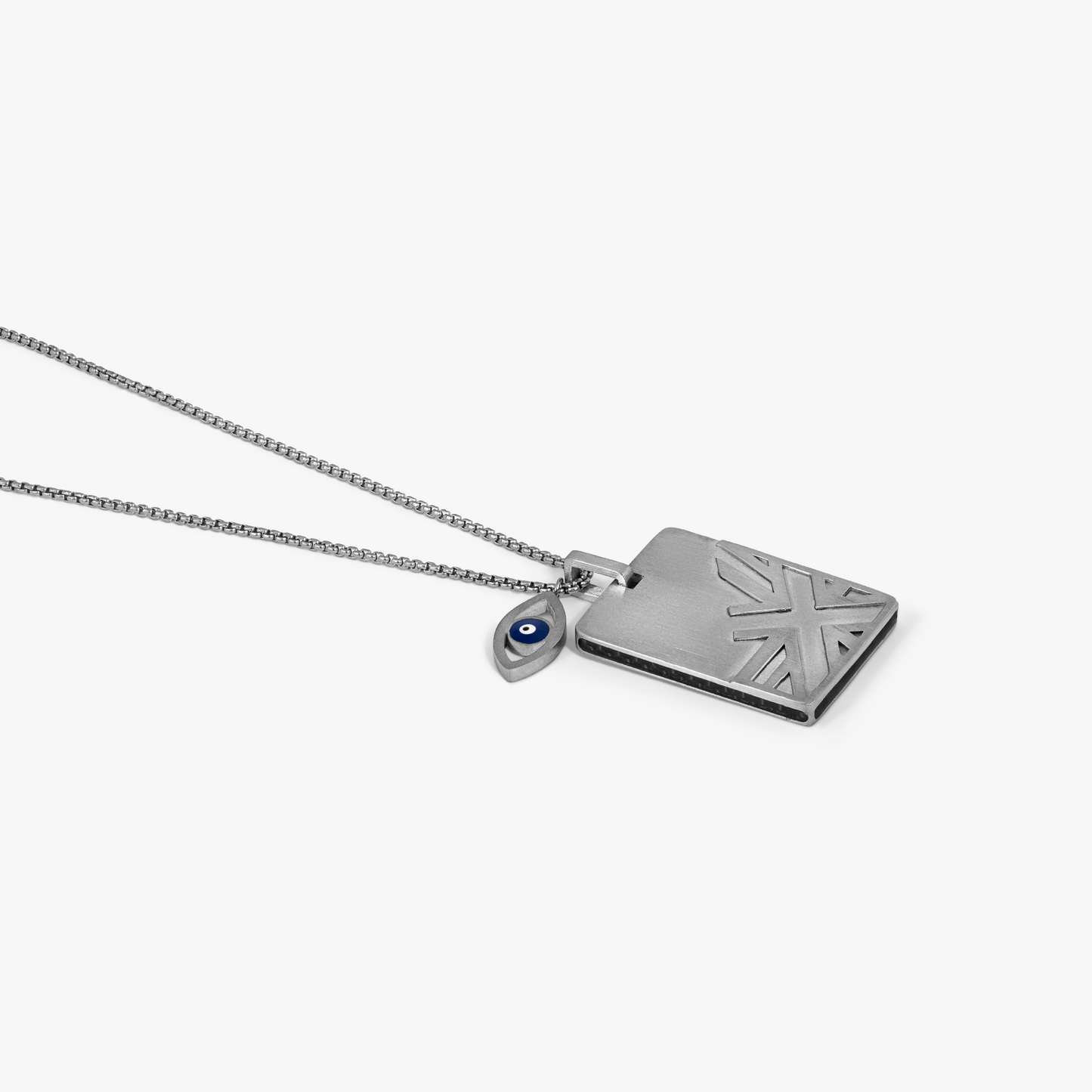 Regalia Flag Necklace In Stainless Steel