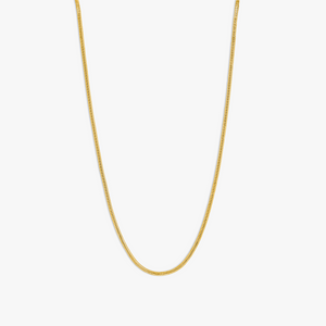 Tateossian Serpente 2.4MM Snake Chain Necklace In 18K Yellow Gold Plated